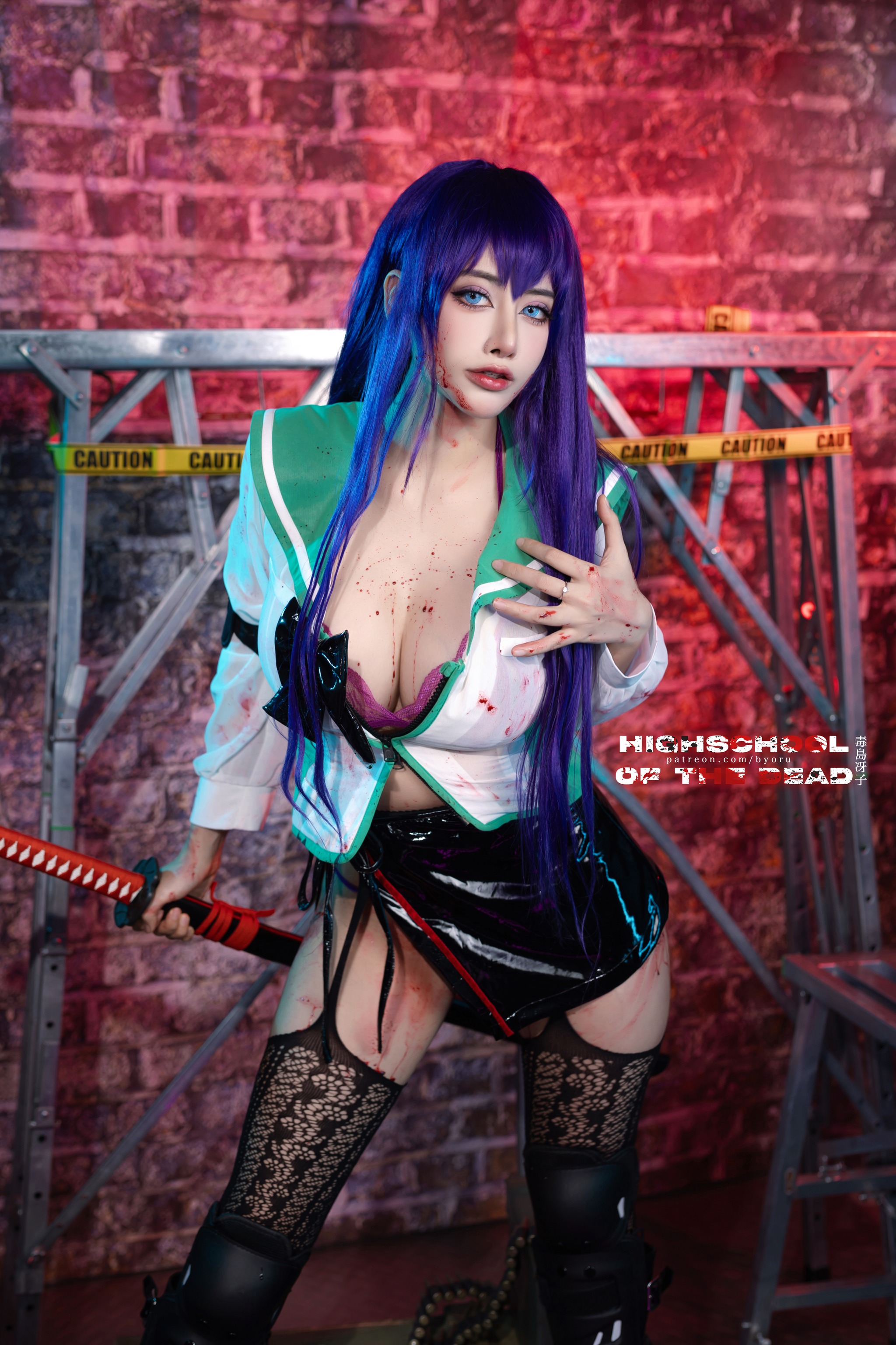 图片[1]-Byoru – NO.180 Saeko Busujima[47P]-XikXak